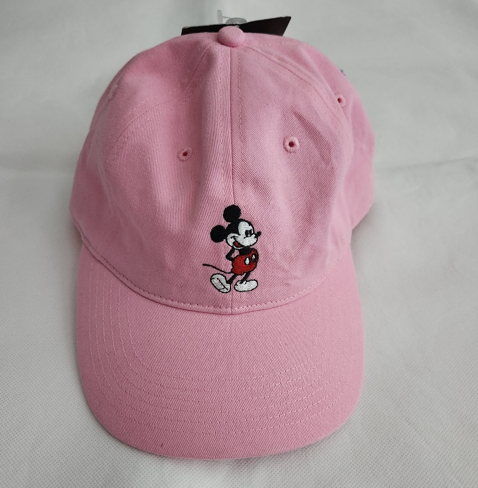 Pink Mickey Mouse Baseball Cap